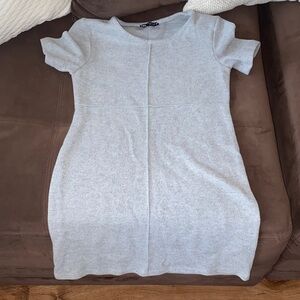 Zara Light Gray Knit Dress